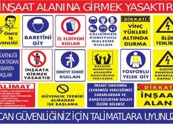 “İnşaatlarda iş sağlığı ve güvenliği tüzüğü” tamam, sıra sıkı kontrolde