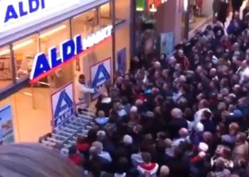 Almanya’da büyük panik! Halk marketlere saldırdı