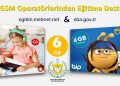 GSM operatörlerinden online eğitime 6 GB internet desteği