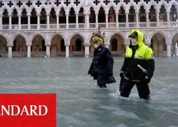 Milyar dolarlık proje işe yaramadı, Venedik’i yine su bastı