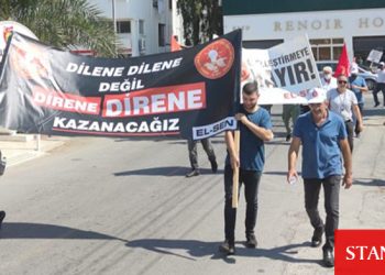 El-Sen eylemini Ekonomi Bakanlığı önüne taşıdı
