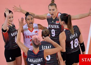 Türkiye A Milli Kadın Voleybol Takımı Avrupa Şampiyonası’na galibiyetle başladı