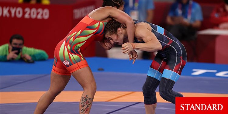 Türk kadın güreşçi Tokyo’da çeyrek finalde