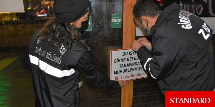 Girne’de denetimler artırıldı, 2 işletme mühürlendi