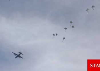 ABD ve Ürdün, Gazze’nin kuzeyine 11 bin 500 öğünlük gıda yardımını havadan indirdi