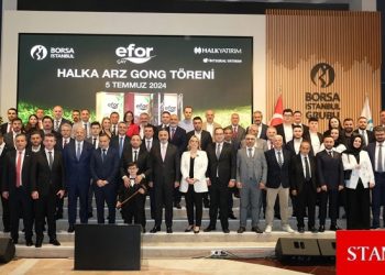 Borsa İstanbul’da gong bu sefer Efor Çay için çaldı