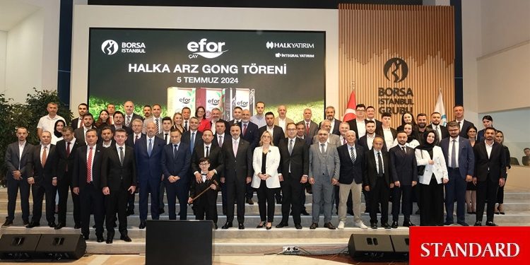 Borsa İstanbul’da gong bu sefer Efor Çay için çaldı