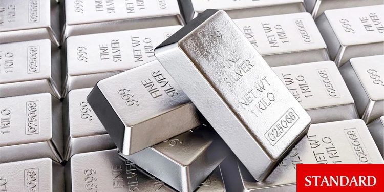 Gümüş sert düştü