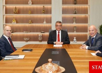Tufan Erhürman, İsviçre’nin Lefkoşa Büyükelçisi Christoph Burgener ile görüştü: Kıbrıs sorunu ele alındı
