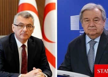 Gözler Erhürman-Guterres görüşmesinde