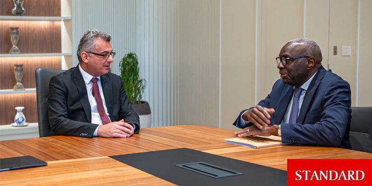 Cumhurbaşkanı Erhürman, Diagne’yi kabul etti