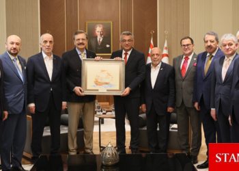 Erhürman, TOBB Başkanı Hisarcıklıoğlu’nu kabul etti