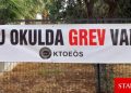 KTOEÖS Girne ve bölge okullarında grevde