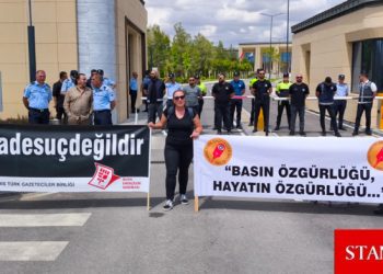 Basın Örgütleri Meclis önünde eylemde